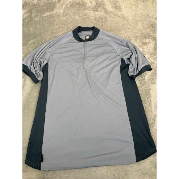 Nike ACG Base Layer 1/4 Zip Short Sleeve T Shirt Men's Size Medium Gray - Picture 1 of 11